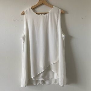Zac & Rachel White Sleeveless Blouse.